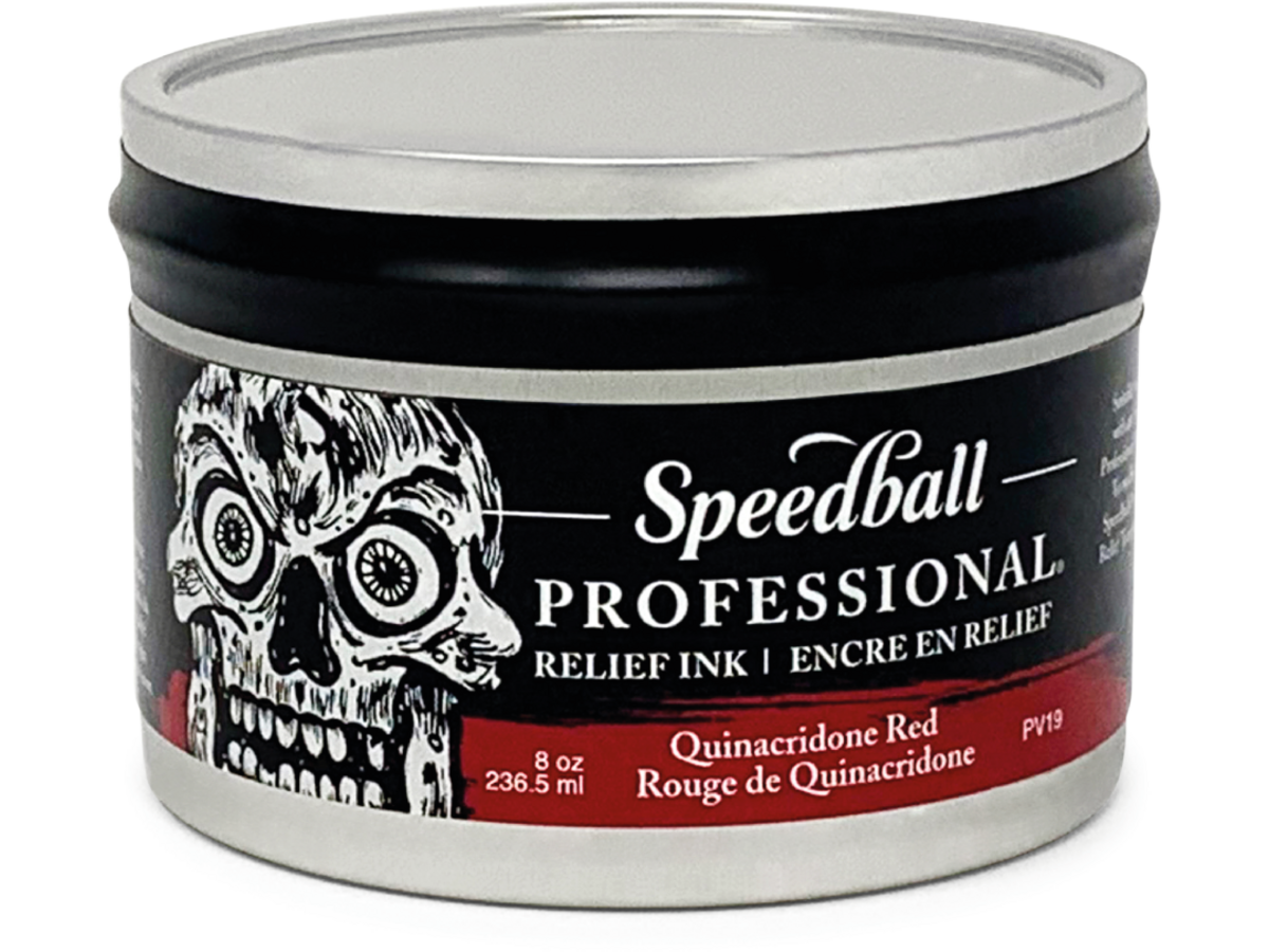 SPEEDBALL PROFESSIONAL RELIEF INK  236ML SERIE 3 CHINACRIDONROT 1