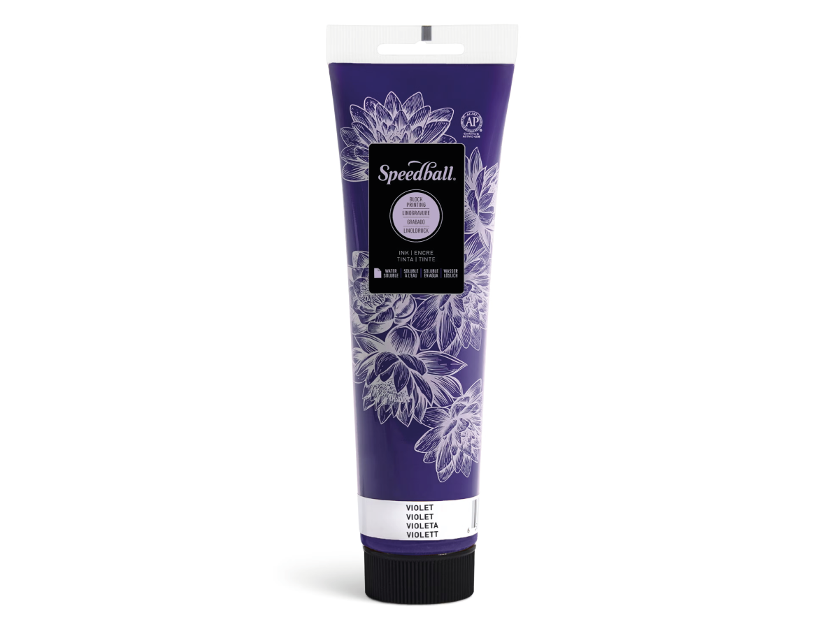 SPEEDBALL WATER-SOLUBLE BLOCK PRINTING INK 148ML VIOLET 1