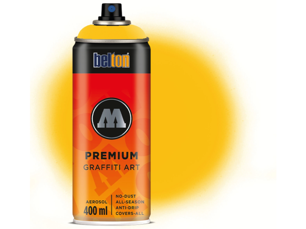 MOLOTOW PREMIUM 400ML 009 DOTTERGELB 1