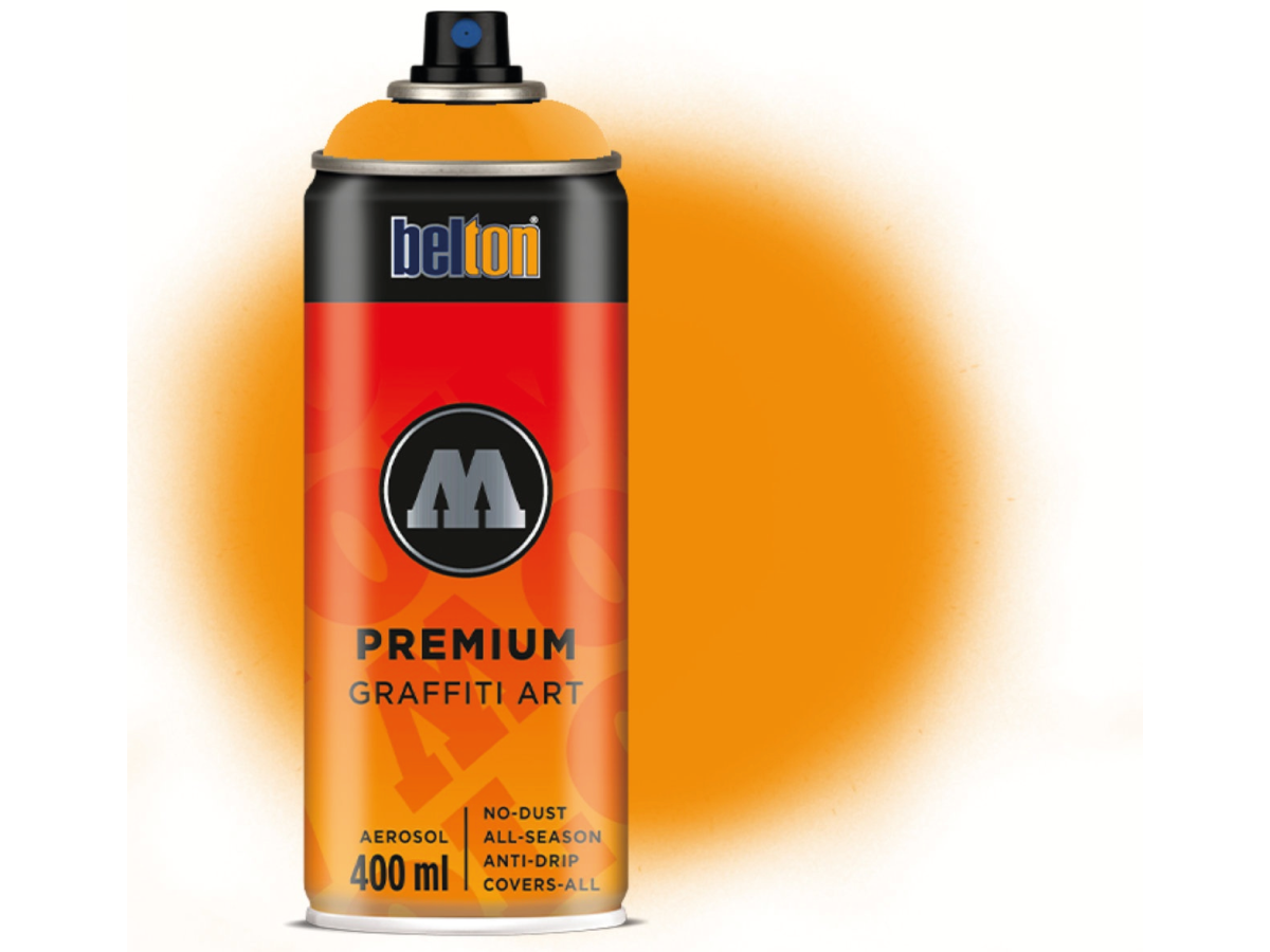 MOLOTOW PREMIUM 400ML 011 HELLORANGE 1