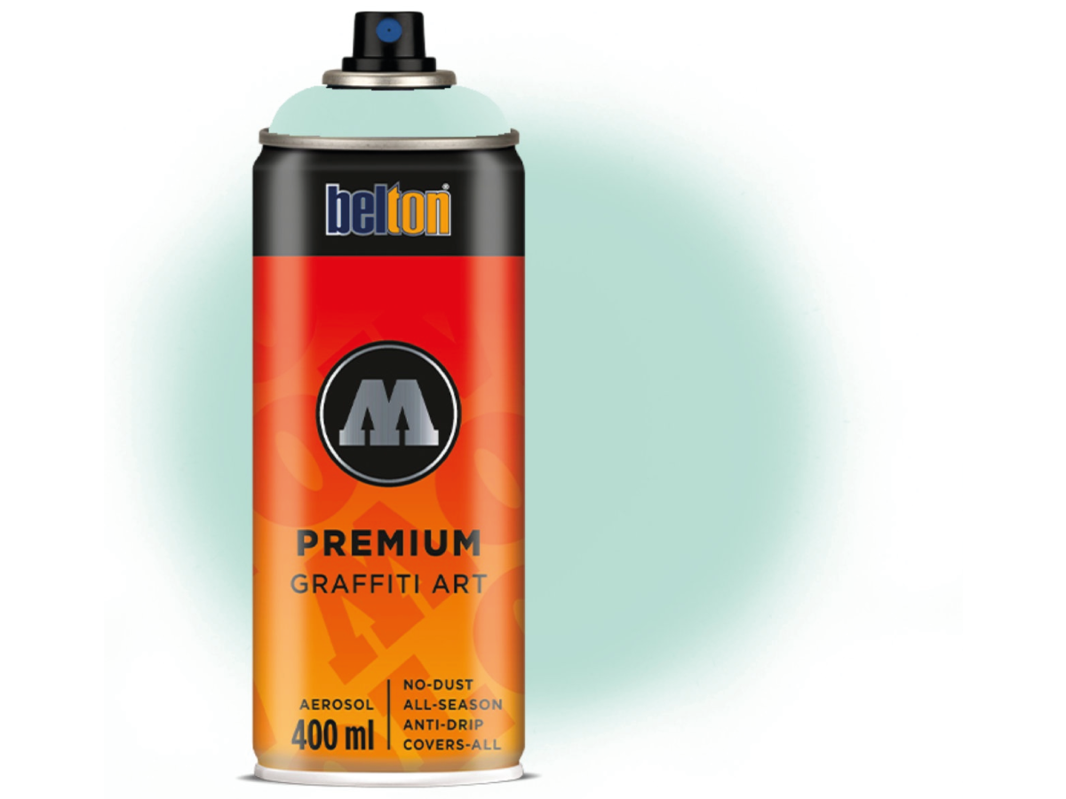 MOLOTOW BELTON PREMIUM 400ML 117 BABY BLUE OP=OP 1