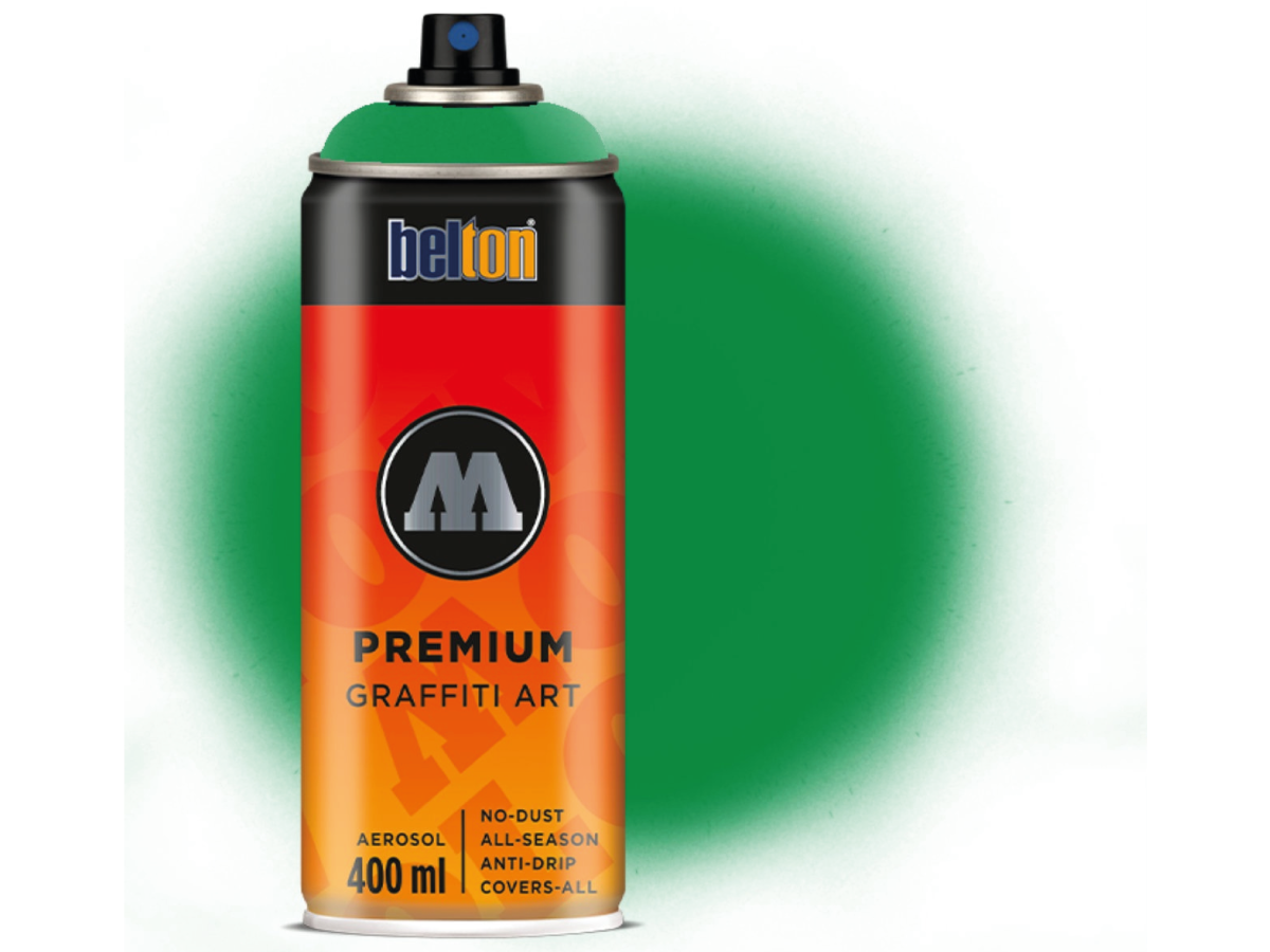 MOLOTOW BELTON PREMIUM 400ML 147 LETTUCE GREEN OP=OP 1