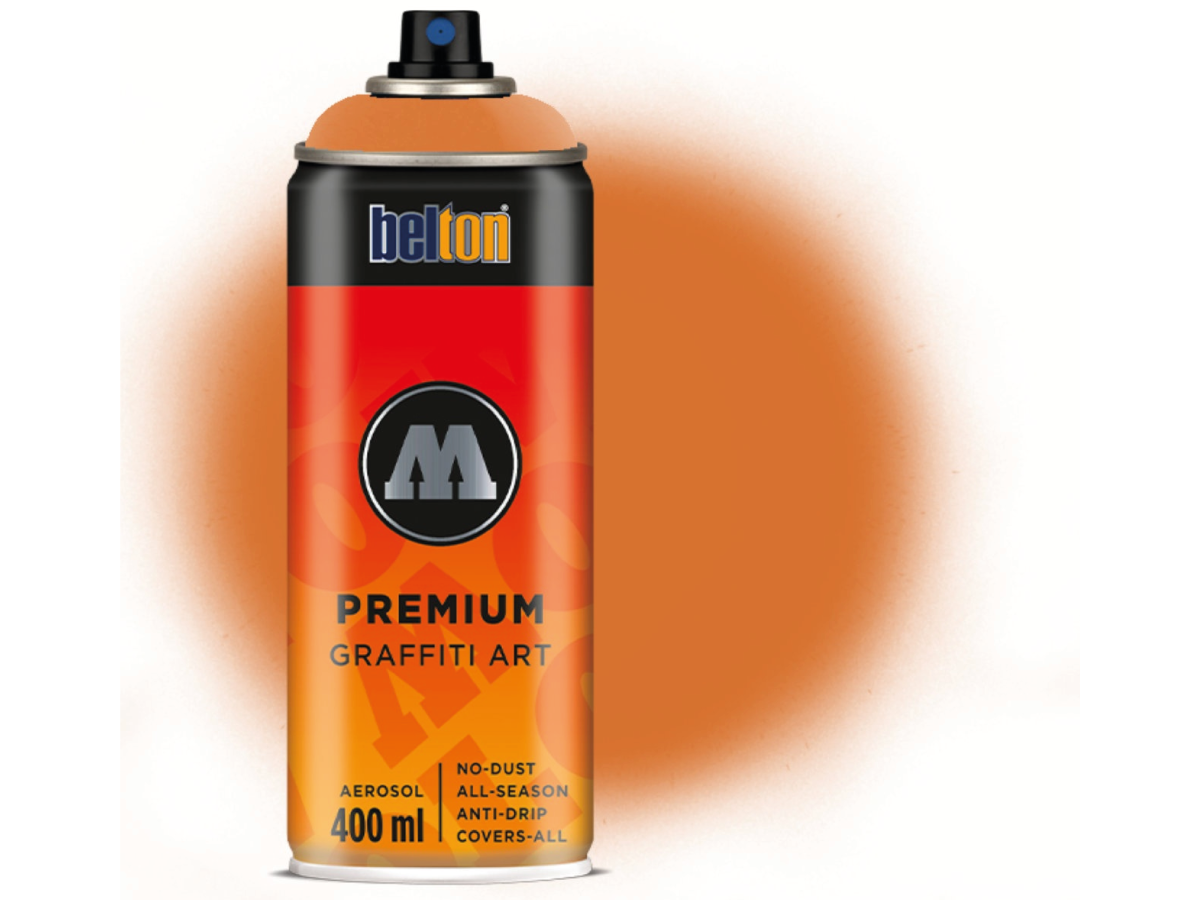 MOLOTOW BELTON PREMIUM 400ML 200 ORANGE BROWN MIDDLE 1