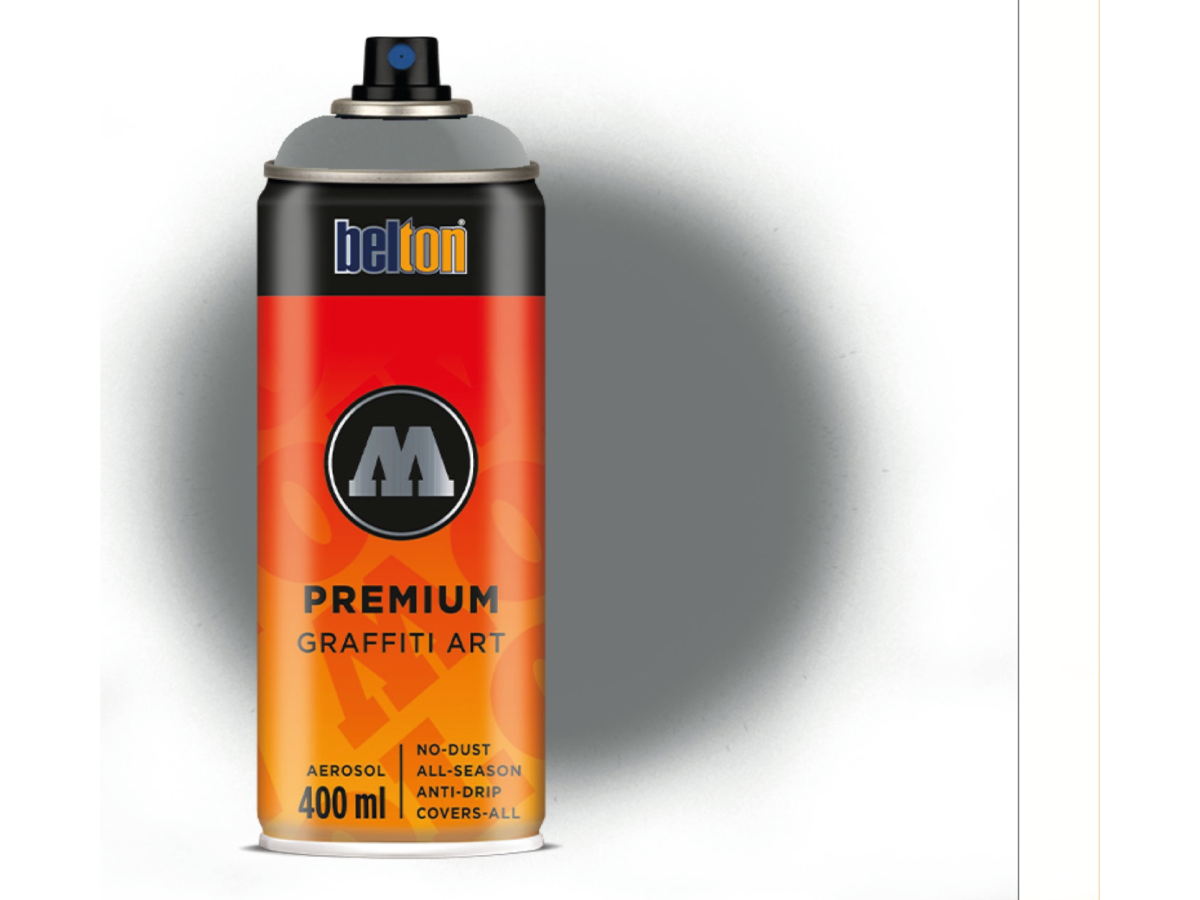 MOLOTOW BELTON PREMIUM 400ML 219 MOUSE GREY 1