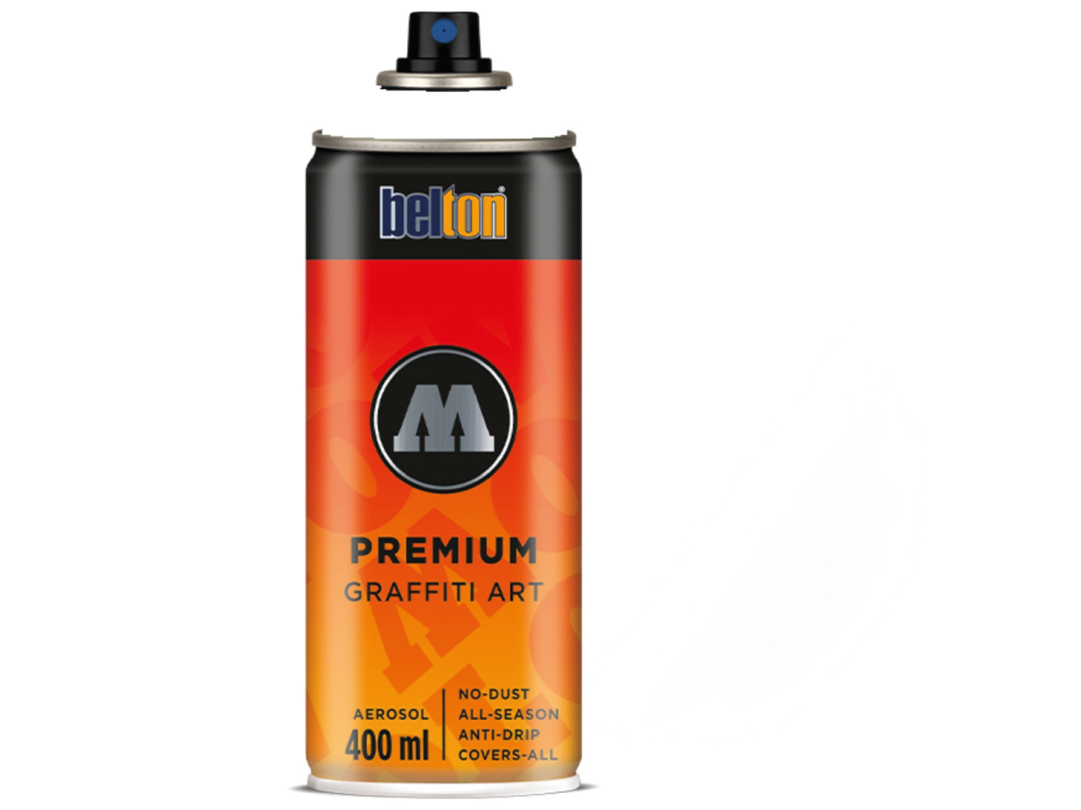 MOLOTOW BELTON PREMIUM 400ML 251 SIGNAL WHITE TRANSPARANT 1