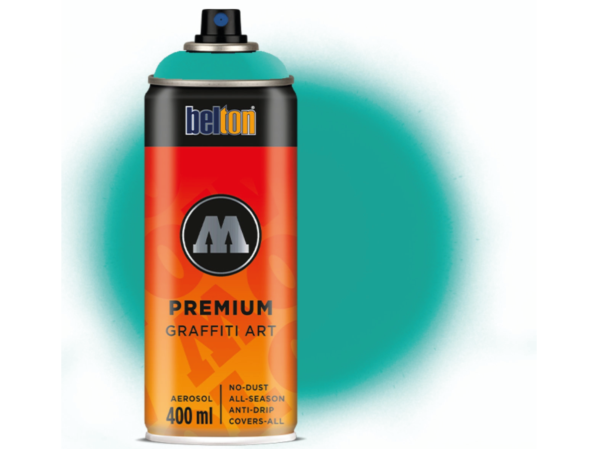 MOLOTOW BELTON PREMIUM 400ML 235-1 NEON TURQUOISE 1