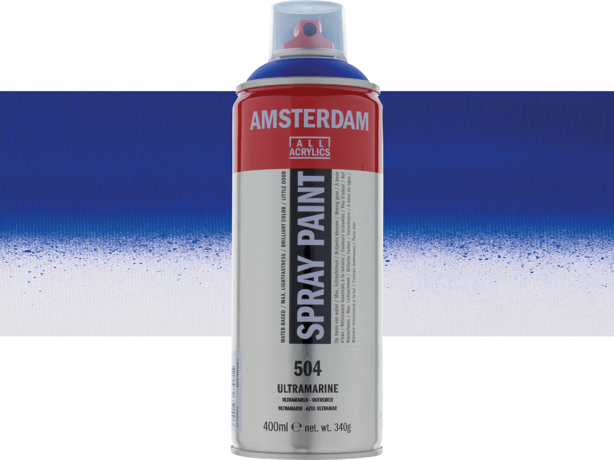 AMSTERDAM SPRAYPAINT 400ML 504 UTRAMARIN 1