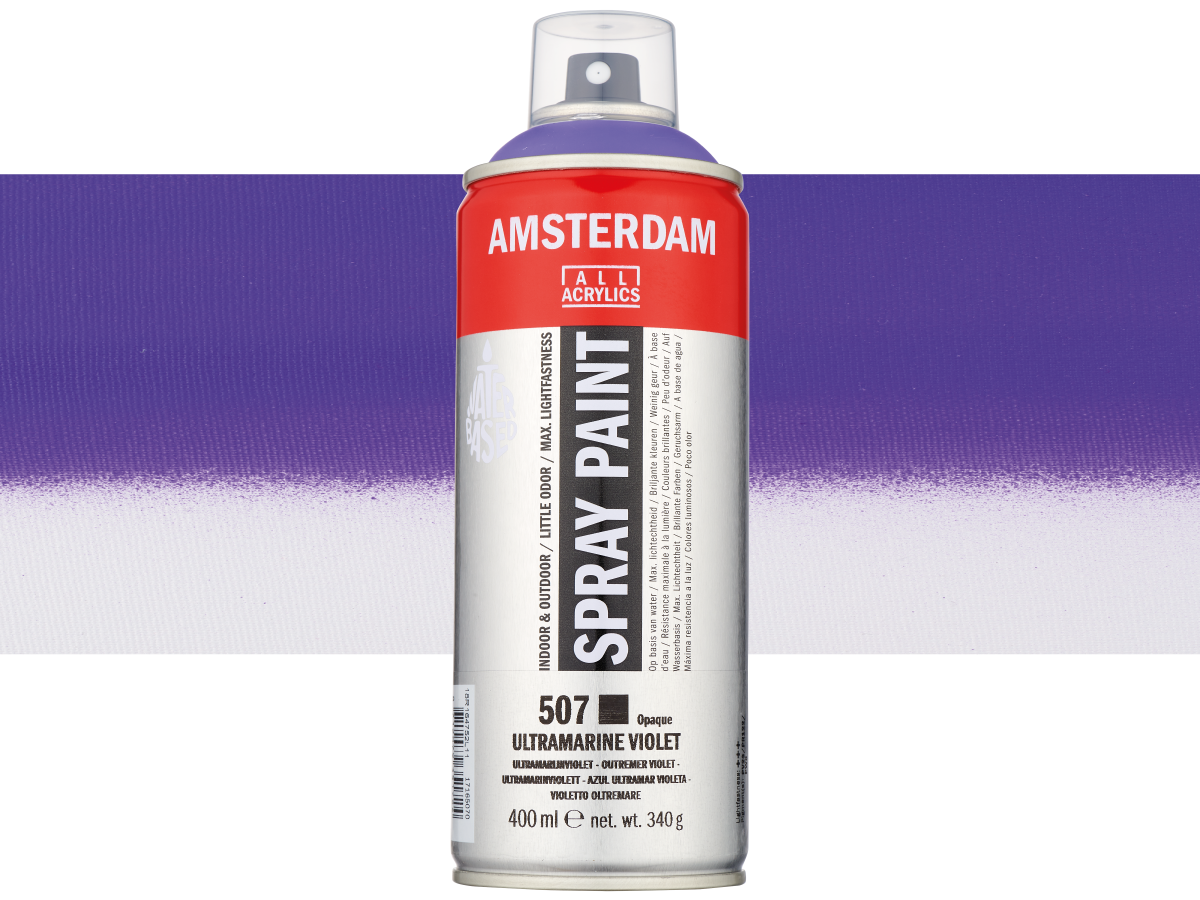 AMSTERDAM SPRAYPAINT 400ML 507 ULTRAMARIN VIOLETT 1