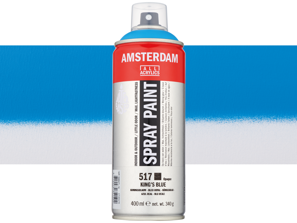 AMSTERDAM SPRAYPAINT 400ML 517 KOENINGSBLAU 1