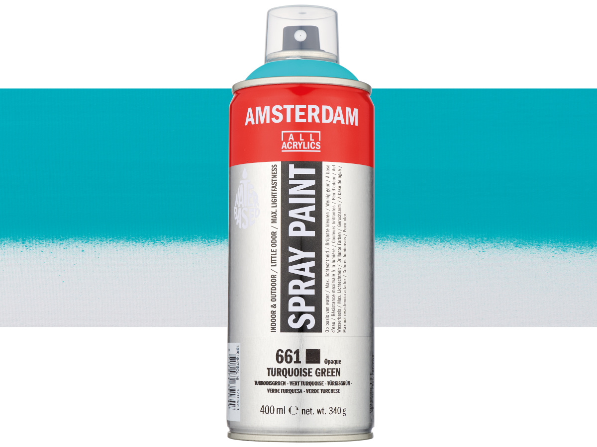 AMSTERDAM SPRAYPAINT 400ML 661 TURKISGRUN 1