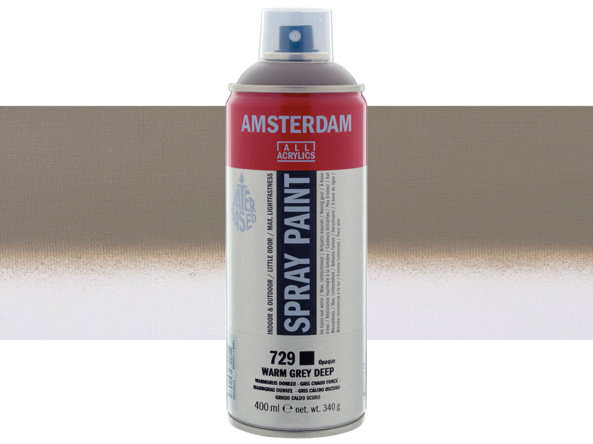AMSTERDAM SPRAYPAINT 400ML 729 WARM GRIJS DONKER 1