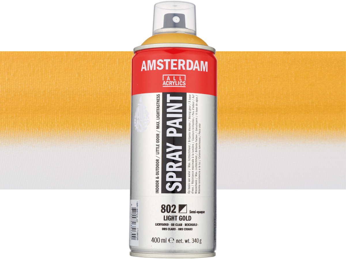 AMSTERDAM SPRAYPAINT 400ML 802 REICHGOLD 1