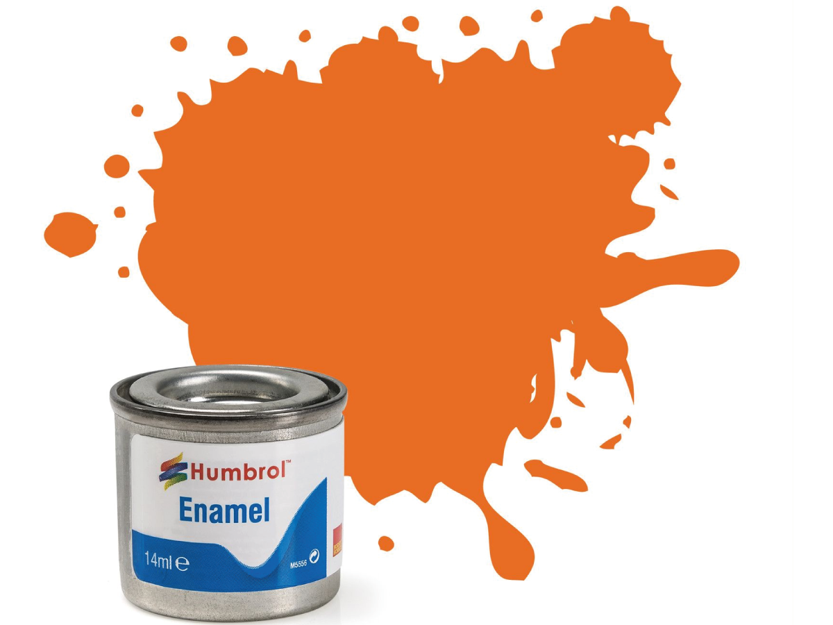 HUMBROL EMAILLE 14ML 046 ORANGE MATT 1