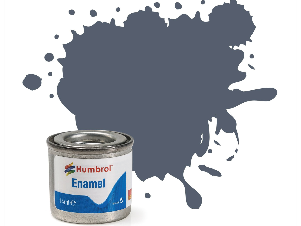 HUMBROL EMAILLE 14ML 076 MARINE BLAU MATT 1