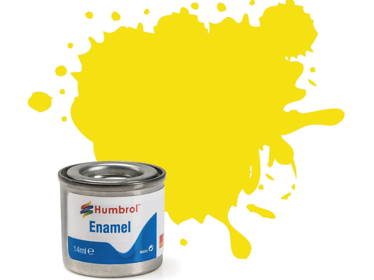 HUMBROL EMAILLE 14ML 099 ZITRONENGELB MATT 1