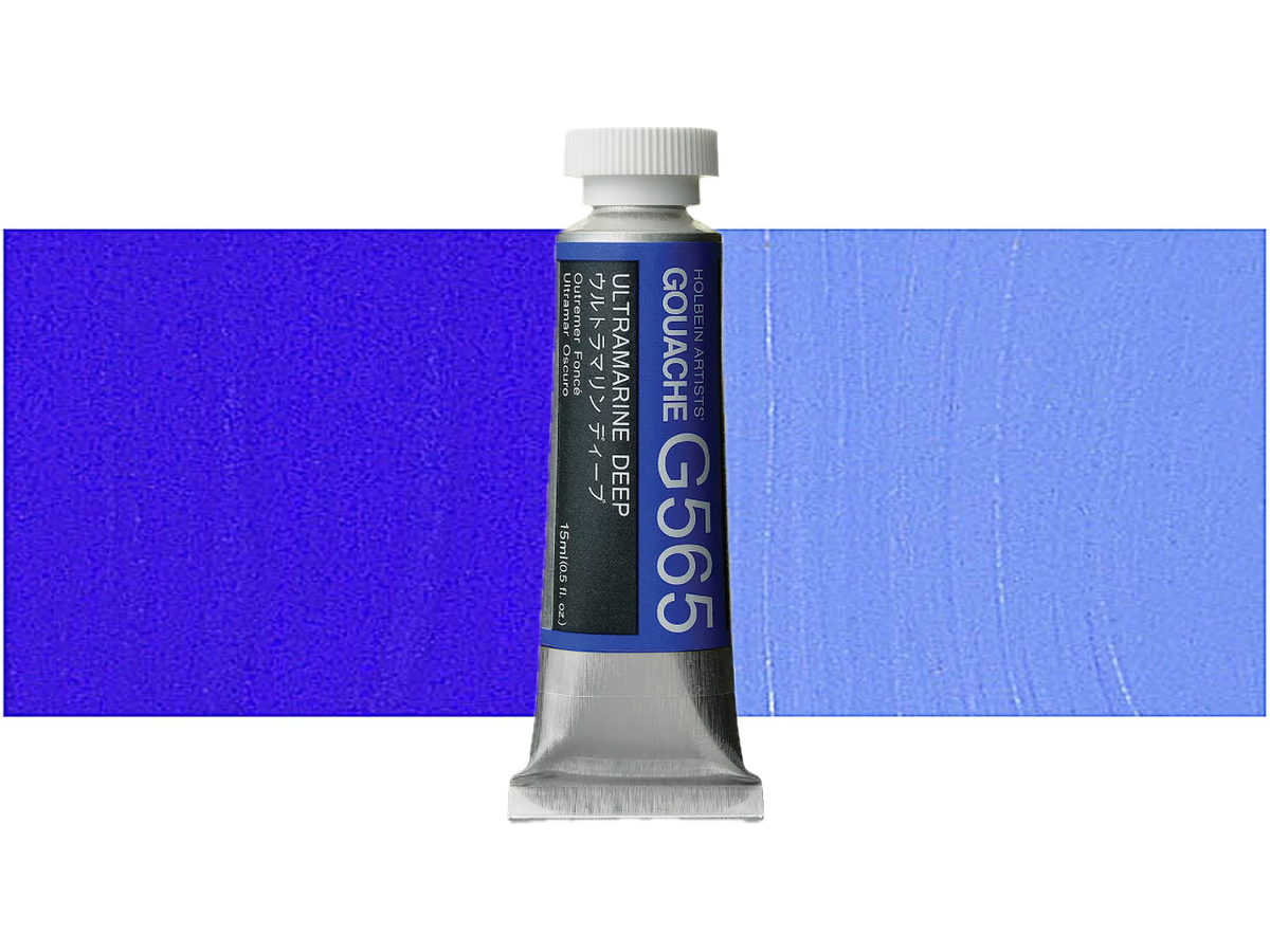 HOLBEIN ARTISTS' GOUACHE 15ML ULTRAMARINE DEEP G565 1