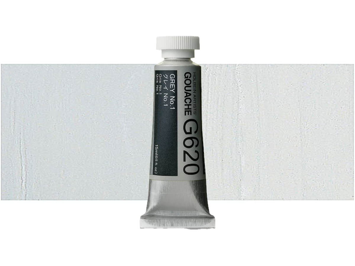 HOLBEIN ARTISTS' GOUACHE 15ML GREY NO.1 G620 1