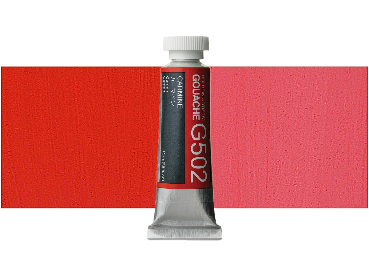 HOLBEIN ARTISTS' GOUACHE 15ML CARMINE G502 1