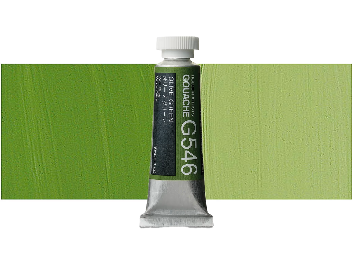 HOLBEIN ARTISTS' GOUACHE 15ML OLIVE GREEN G546 1