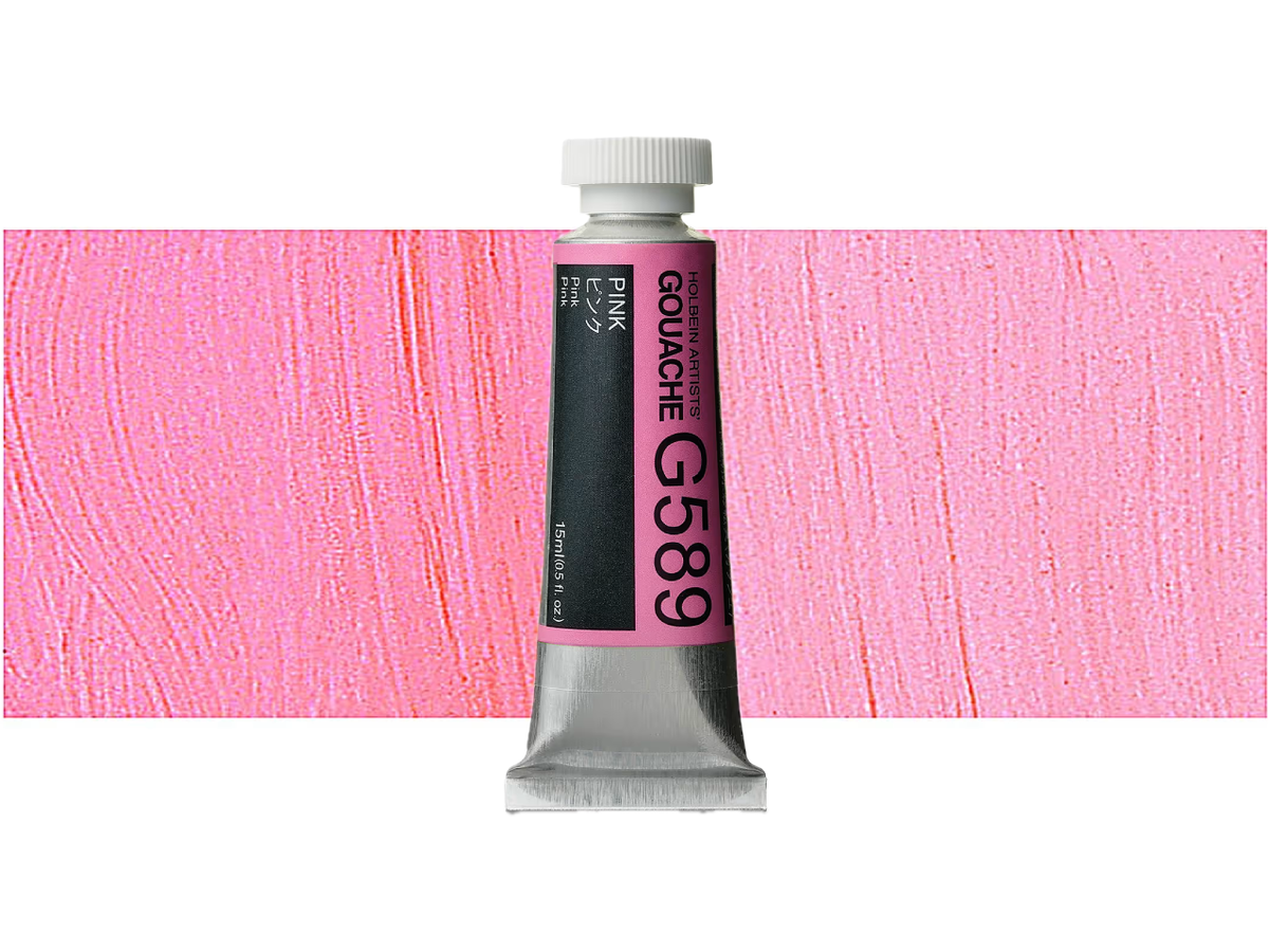 HOLBEIN ARTISTS' GOUACHE 15ML PINK G589 1