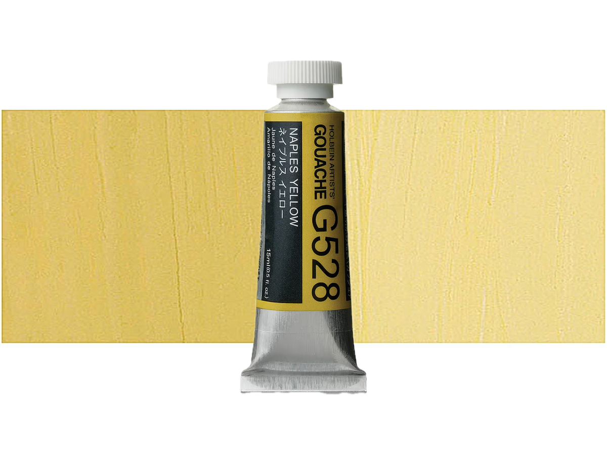 HOLBEIN ARTISTS' GOUACHE 15ML NAPLES YELLOW G528 1