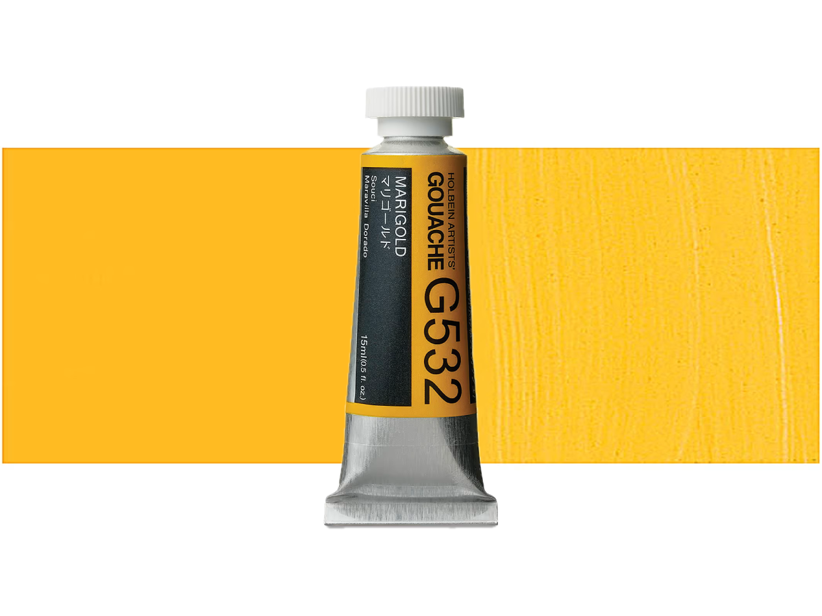 HOLBEIN ARTISTS' GOUACHE 15ML MARIGOLD G532 1