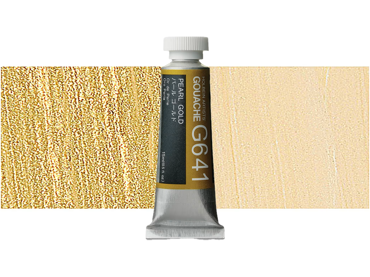 HOLBEIN ARTISTS' GOUACHE 15ML PEARL GOLD G641 1