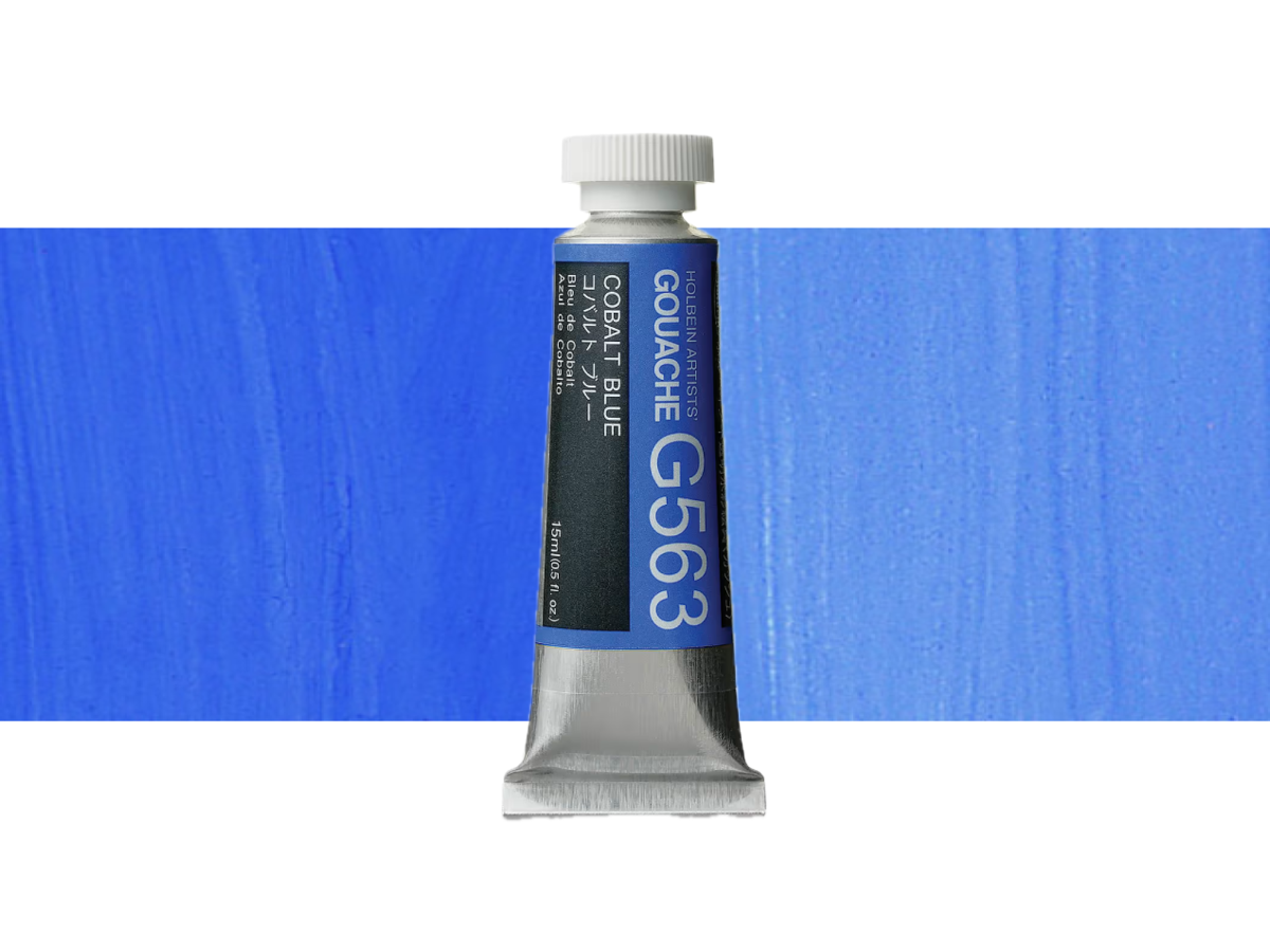 HOLBEIN ARTISTS' GOUACHE 15ML COBALT BLUE G563 1