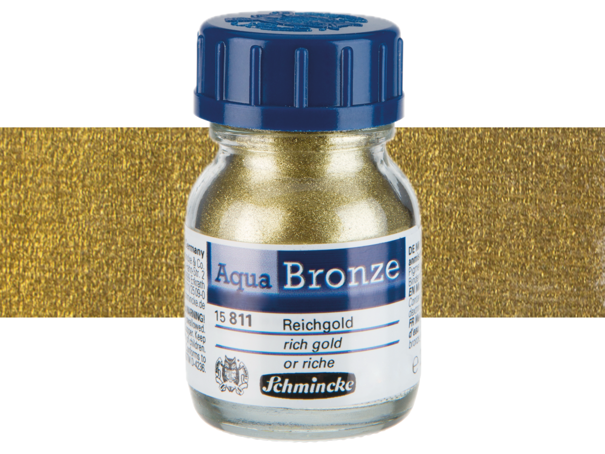 SCHMINCKE AQUA BRONZE 20ML 811 RICH GOLD 1