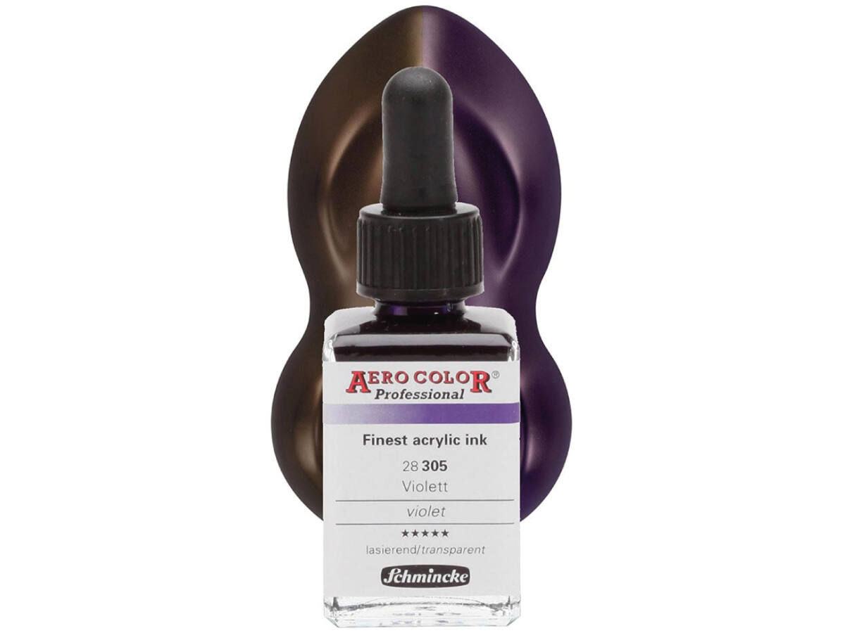 SCHMINCKE AERO COLOR ACRYLIC INK 28ML 305 VIOLETT 1