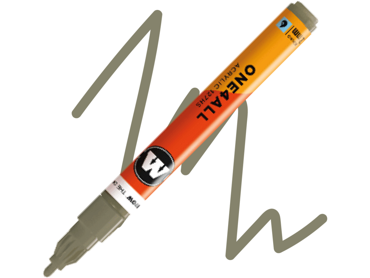 MOLOTOW ONE4ALL MARKER 127HS 261 2MM MARKER STONE GREY MIDDLE 1