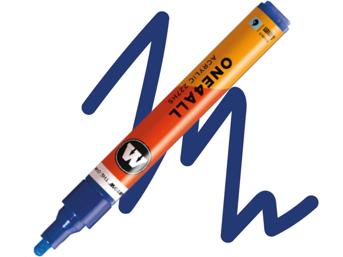 MOLOTOW ONE4ALL MARKER 227HS 248 4MM MARKER NIGHT BLUE 1