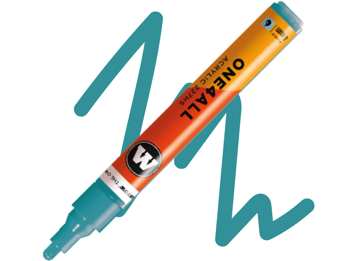 MOLOTOW ONE4ALL MARKER 227HS 254 4MM MARKER OLYMPIA BLUE 1