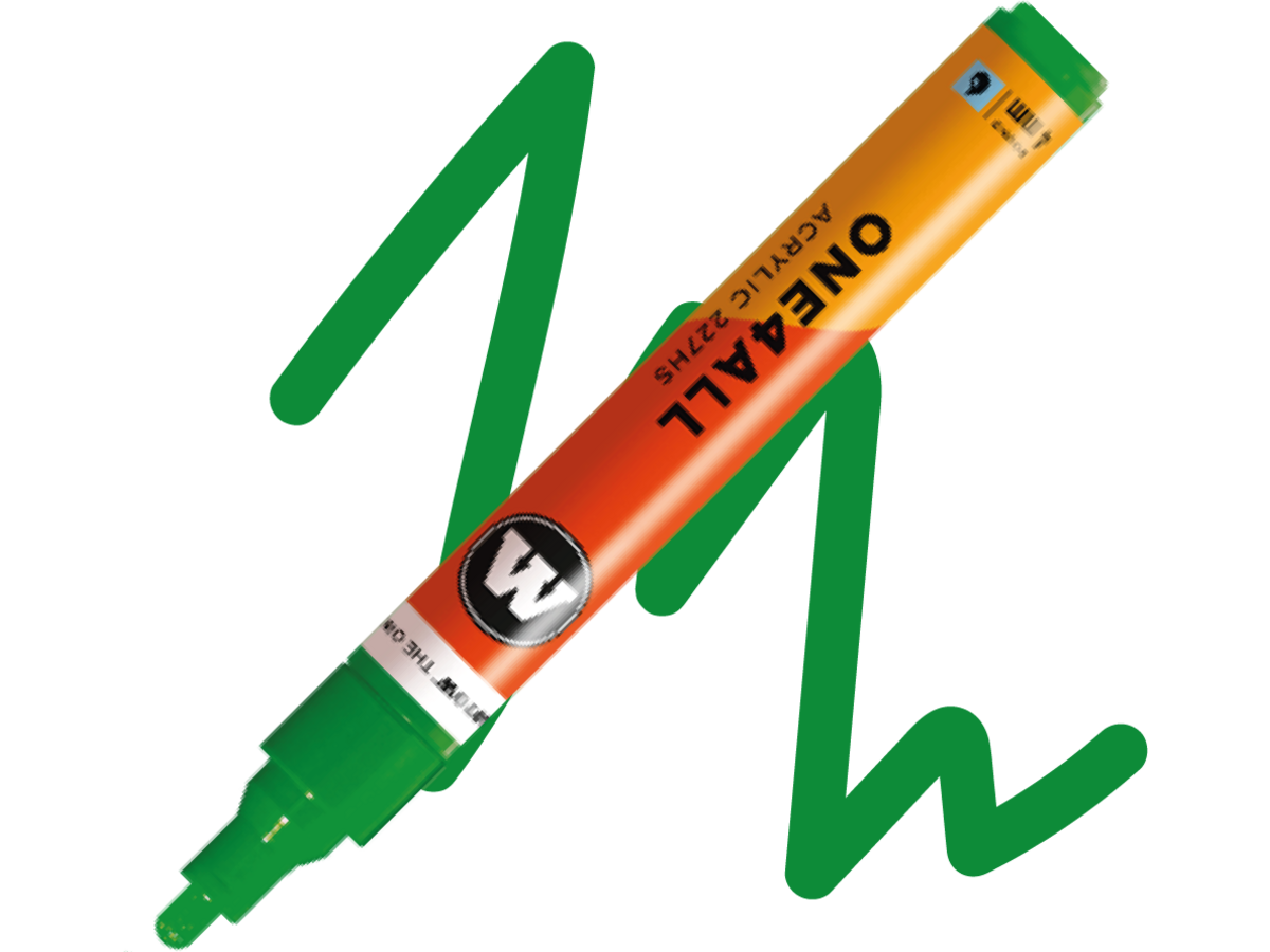 MOLOTOW ONE4ALL MARKER 227HS 256 4MM MARKER CLOVER GREEN 1