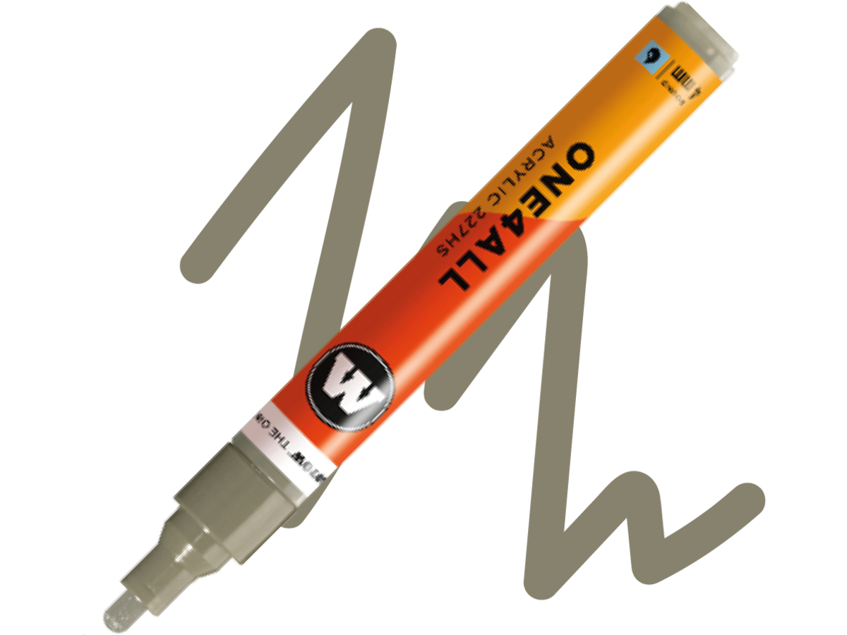 MOLOTOW ONE4ALL MARKER 227HS 261 4MM MARKER STONE GREY MIDDLE 1