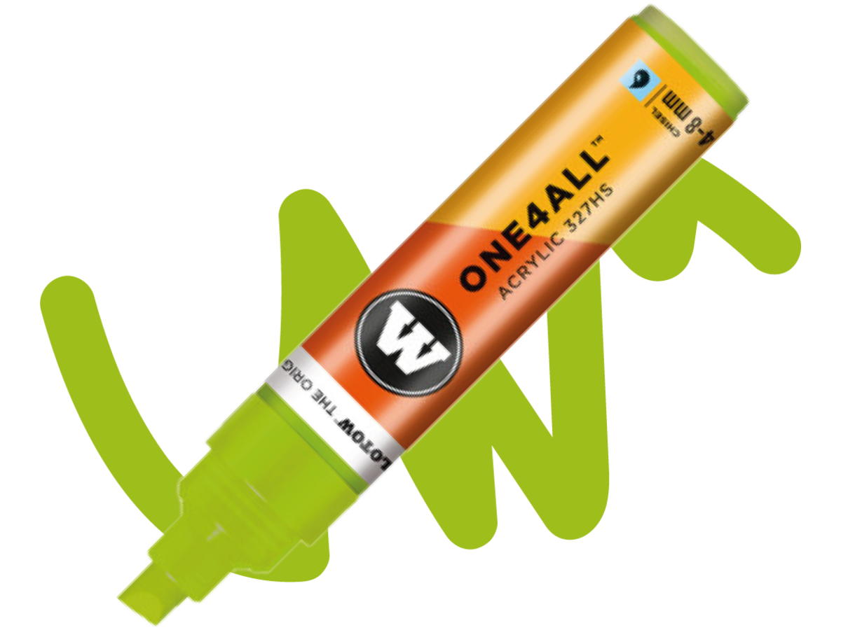 MOLOTOW ONE4ALL MARKER 327HS 221 4-8MM GRASSHOPPER 1