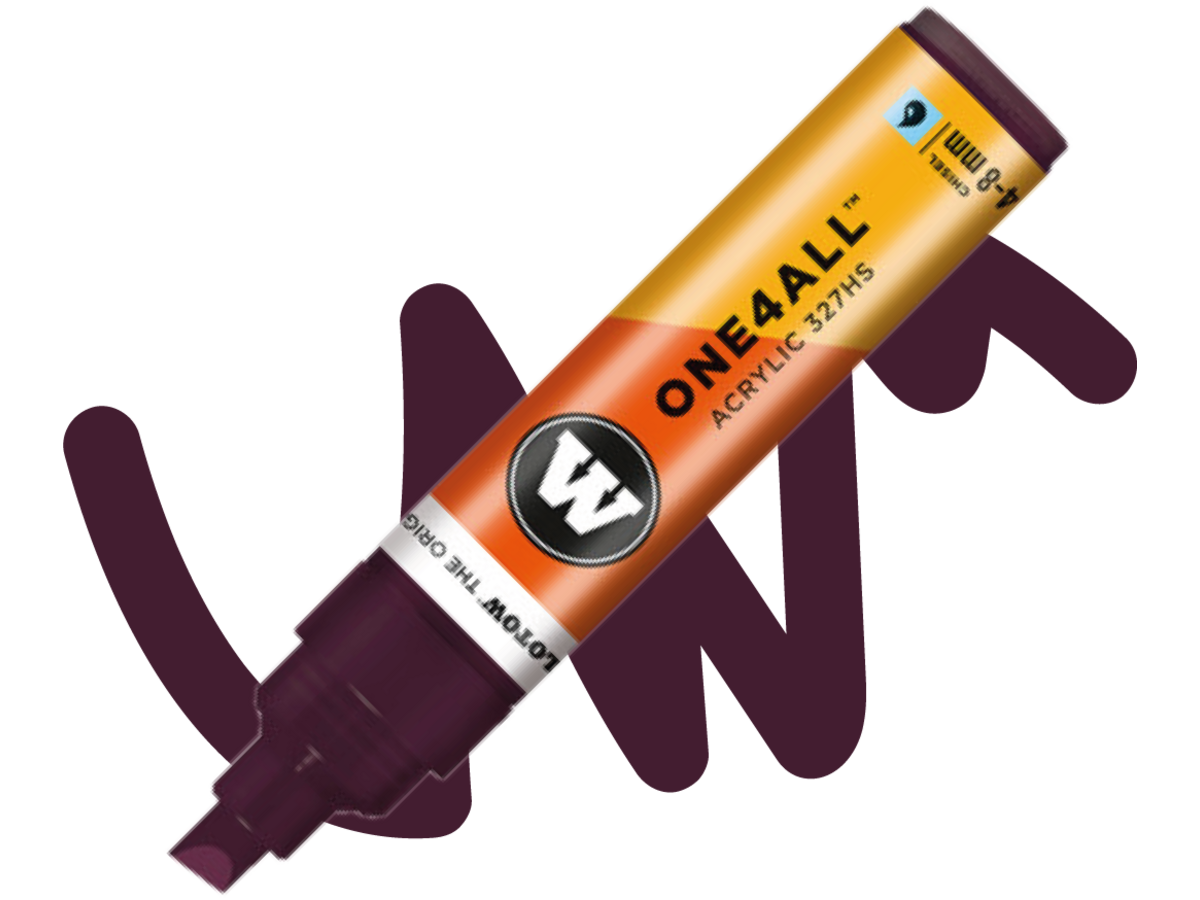 MOLOTOW ONE4ALL MARKER 327HS 233 4-8MM PURPLE VIOLET 1