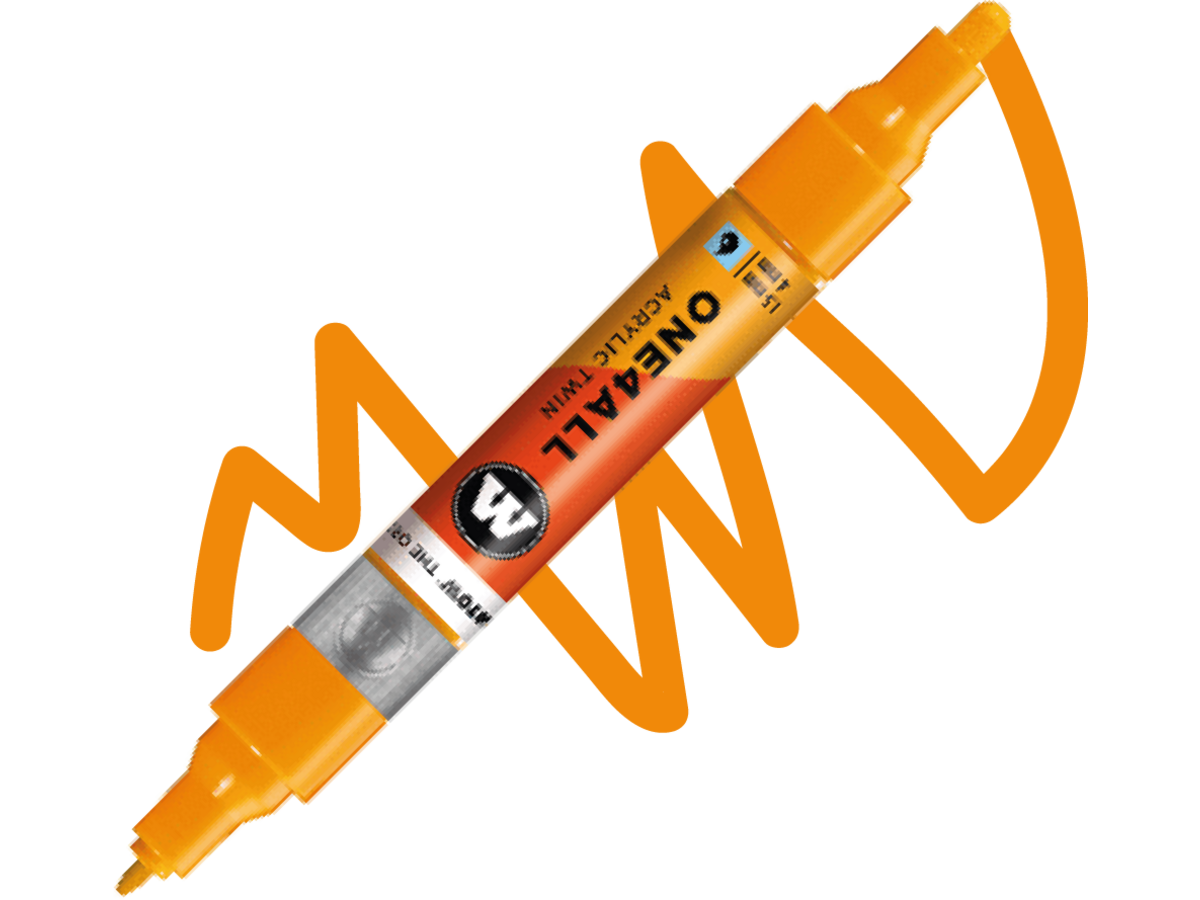 MOLOTOW ONE4ALL TWIN MARKER 240 1,5-4MM LIGHT ORANGE 1