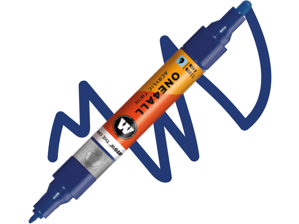MOLOTOW ONE4ALL TWIN MARKER 248 1,5-4MM NIGHT BLUE 1