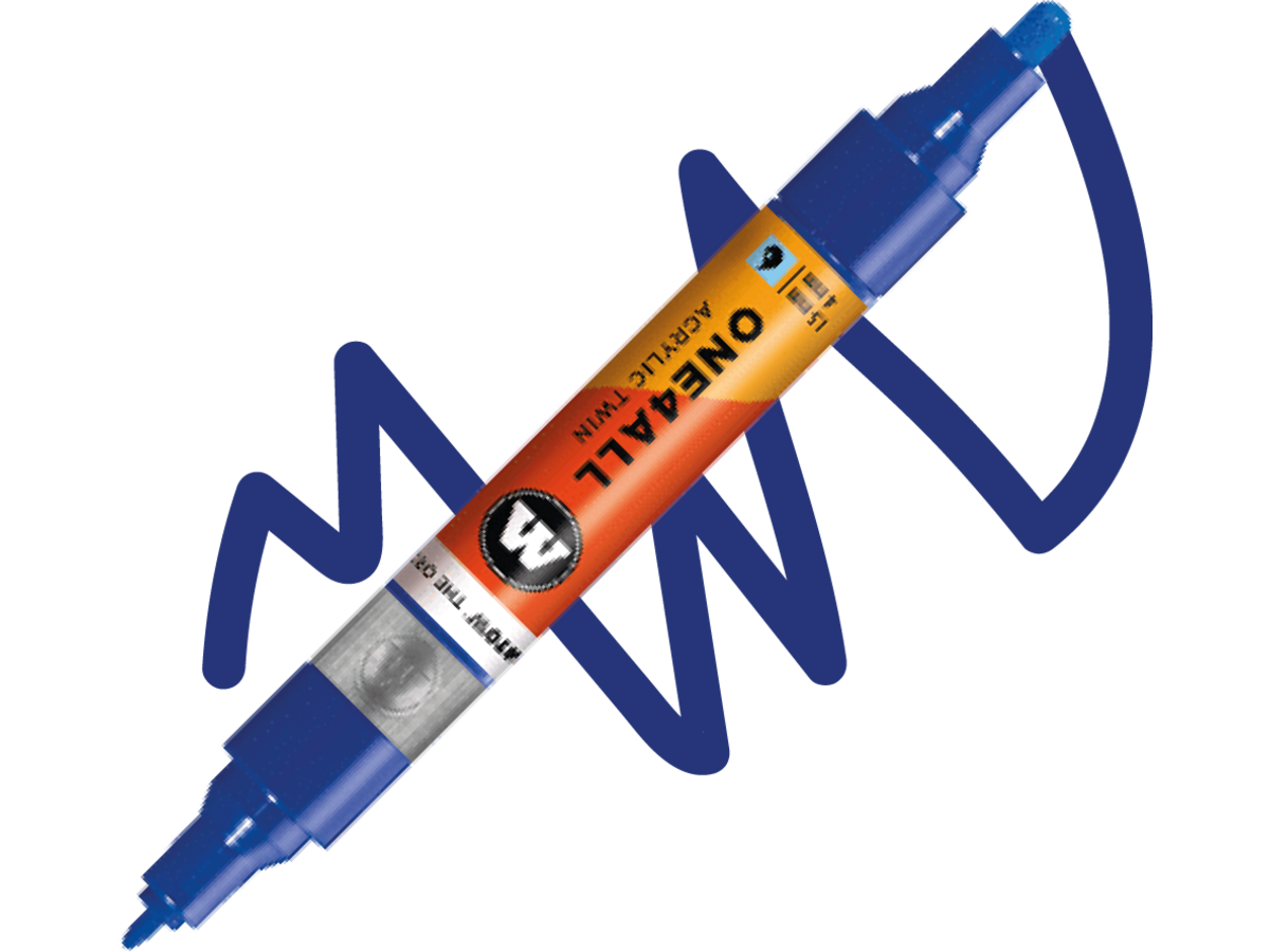 MOLOTOW ONE4ALL TWIN MARKER 249 1,5-4MM ULTRAMARINE 1