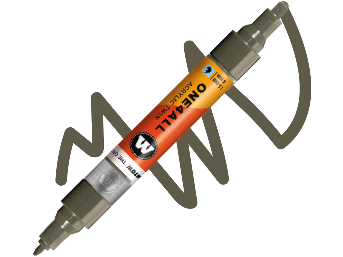 MOLOTOW ONE4ALL TWIN MARKER 260 1,5-4MM STONE GREY DARK 1