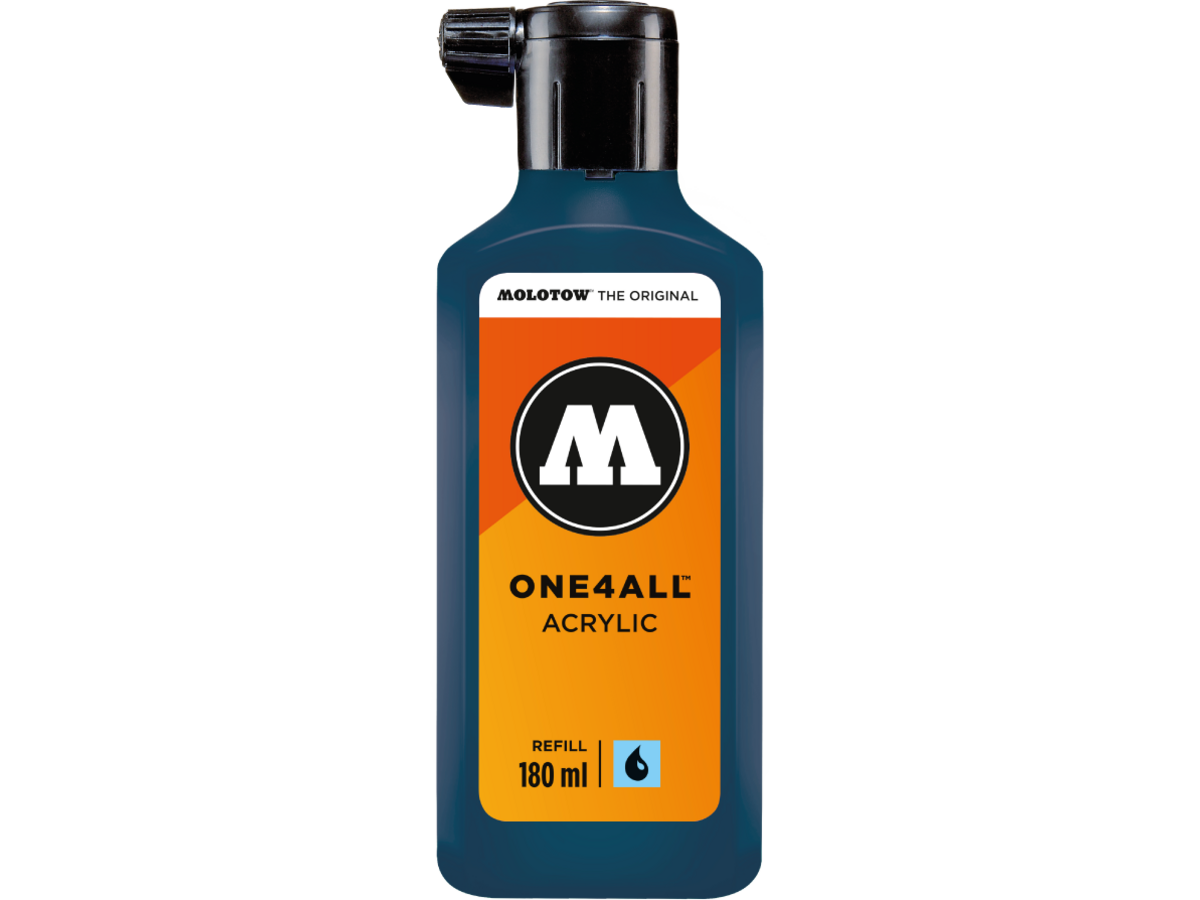 MOLOTOW ONE4ALL REFILL 180ML 027 PETROL 1