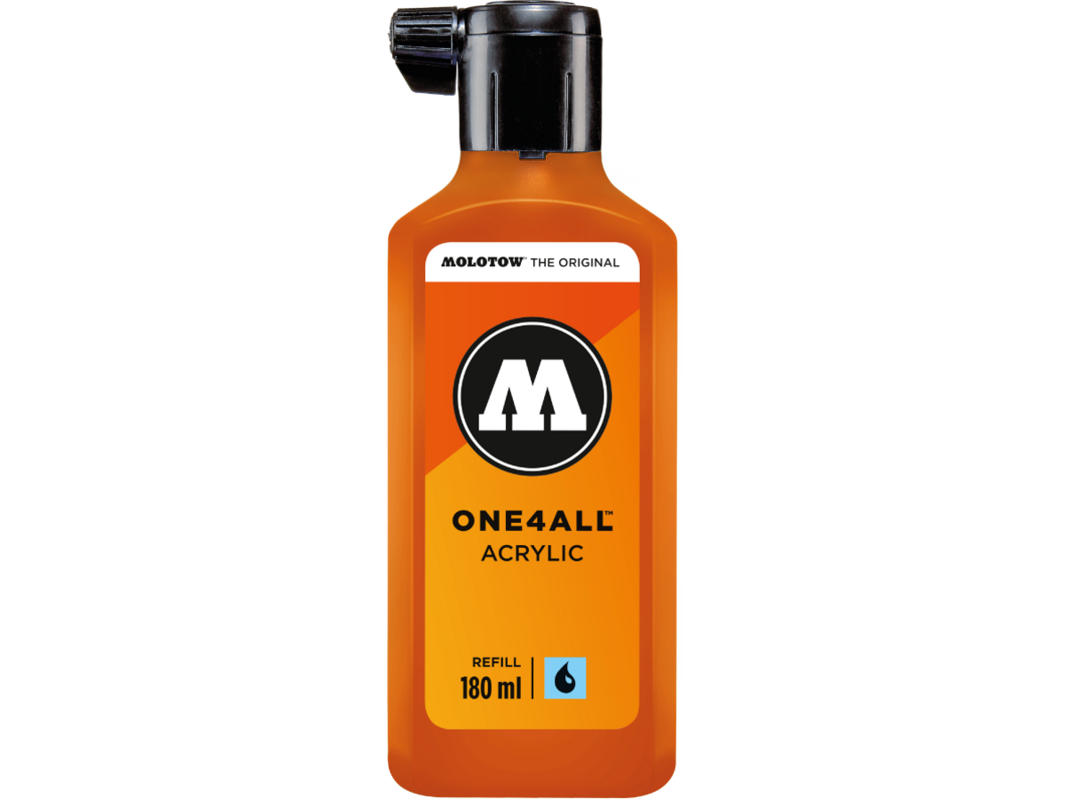 MOLOTOW ONE4ALL REFILL 180ML 085 DARE ORANGE 1