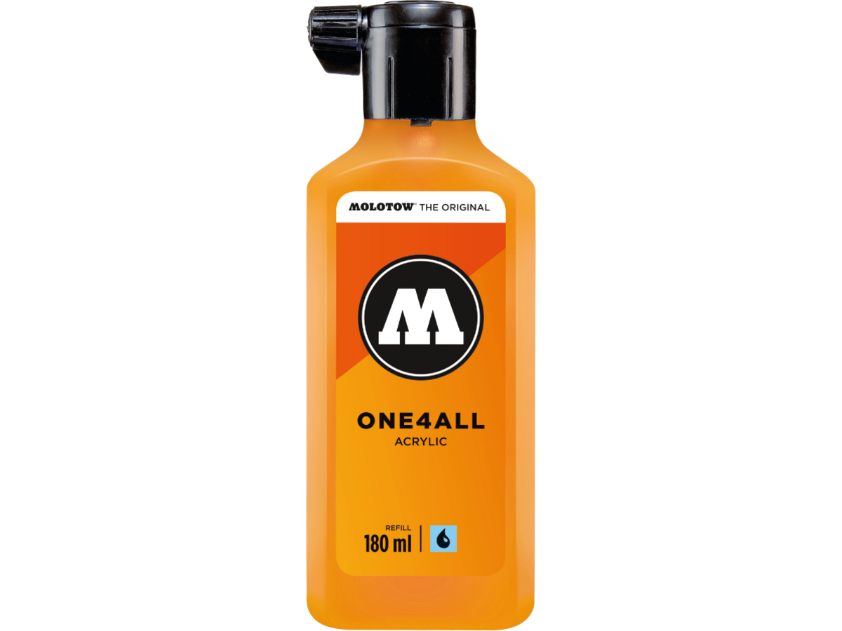 MOLOTOW ONE4ALL REFILL 180ML 240 LIGHT ORANGE 1