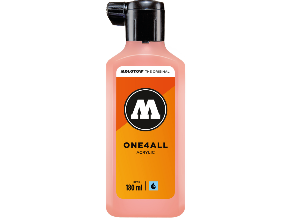 MOLOTOW ONE4ALL REFILL 180ML 244 CORAL 1