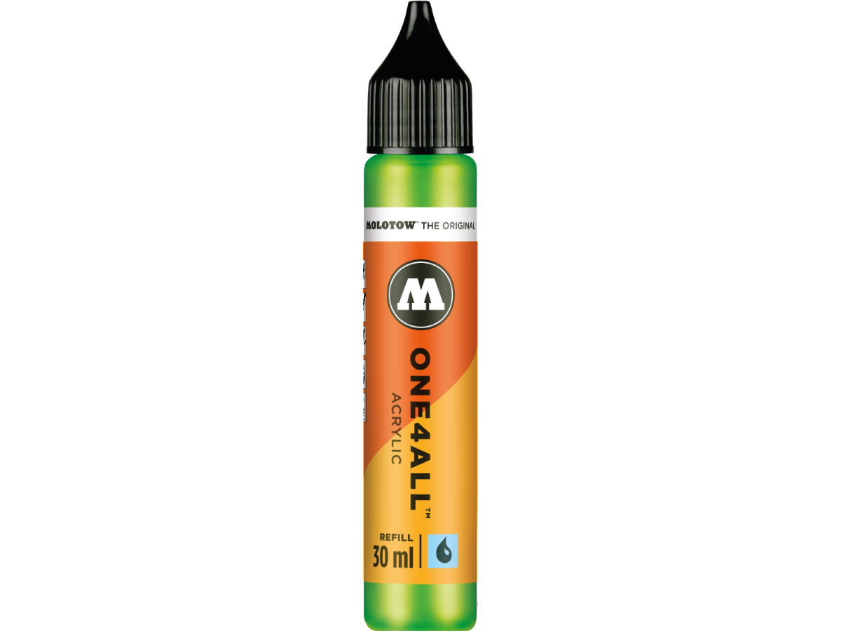 MOLOTOW ONE4ALL REFILL 30ML 219 NEON GREEN FLUOR 1