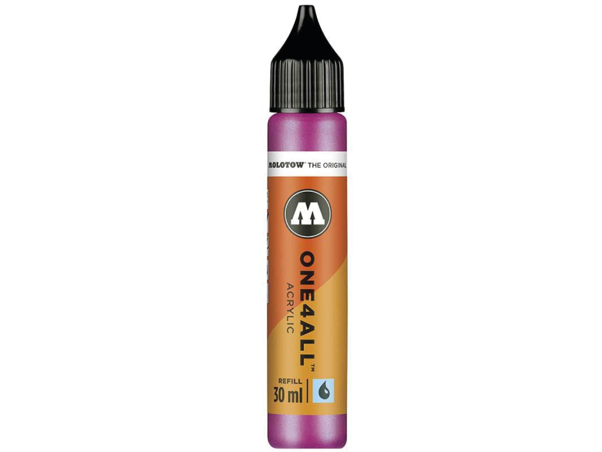 MOLOTOW ONE4ALL REFILL 30ML 225 METALLIC PINK 1
