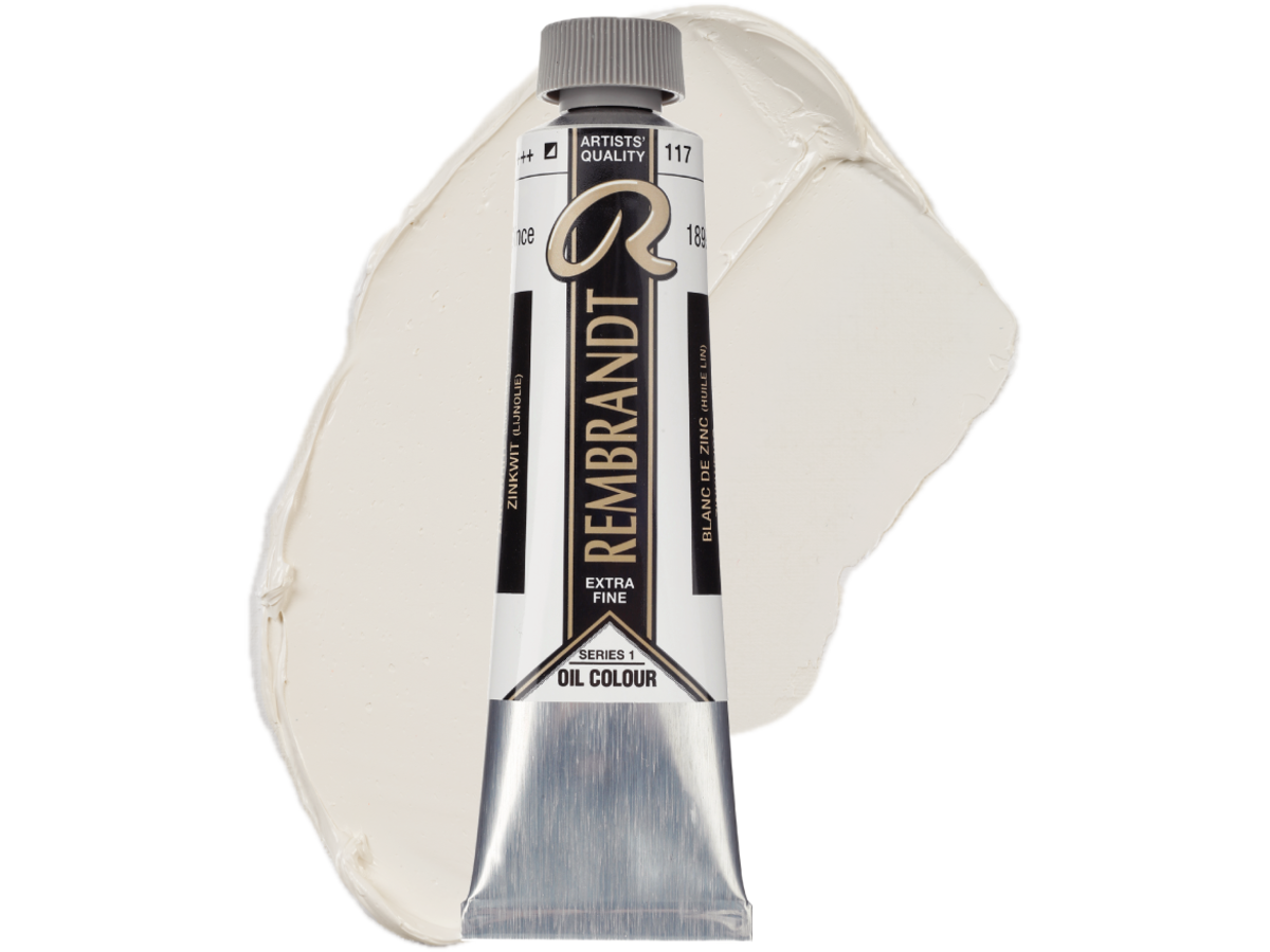 TALENS REMBRANDT ÖLFARBE 40ML ZINKWEIß (LEINÖL) 117 1