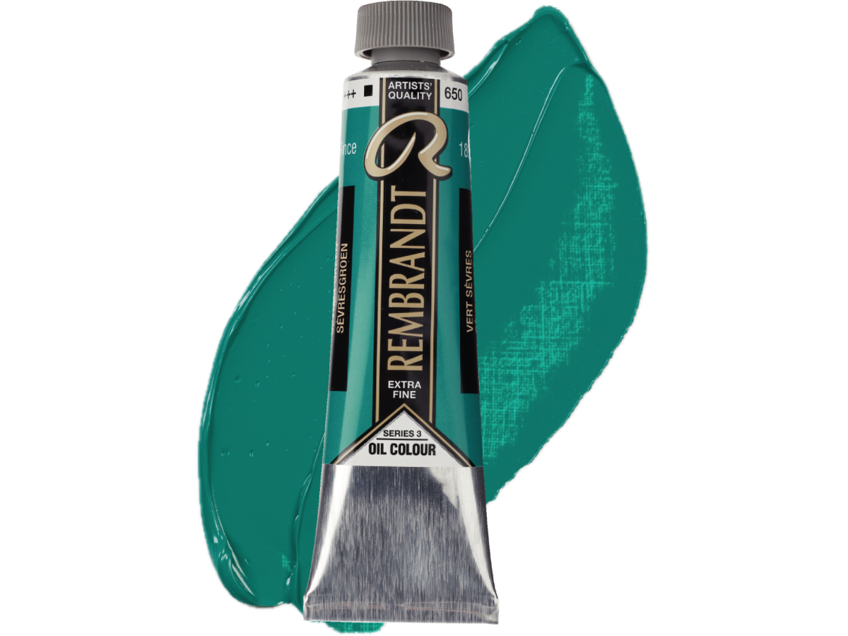 TALENS REMBRANDT ÖLFARBE 40ML SÈVRESGRÜN 650 1