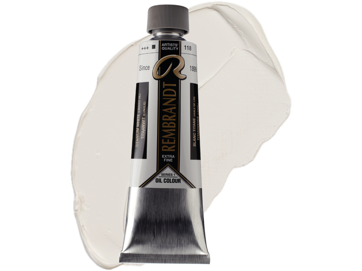 TALENS REMBRANDT ÖLFARBE 150ML TITANWEIß (LEINÖL) 118 1